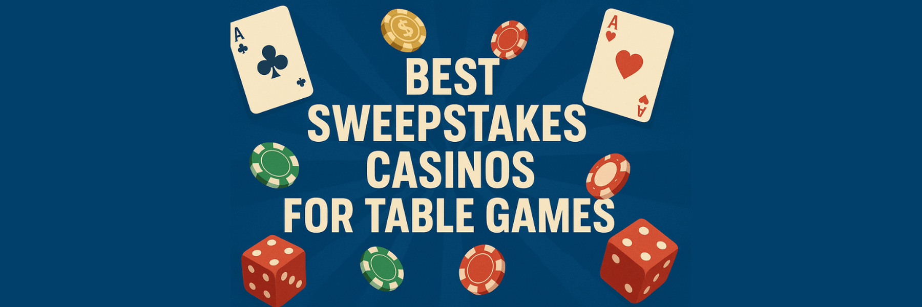Discover the best sweepstakes casinos for table games and enjoy exciting gameplay. Explore our top picks and expert tips today!
