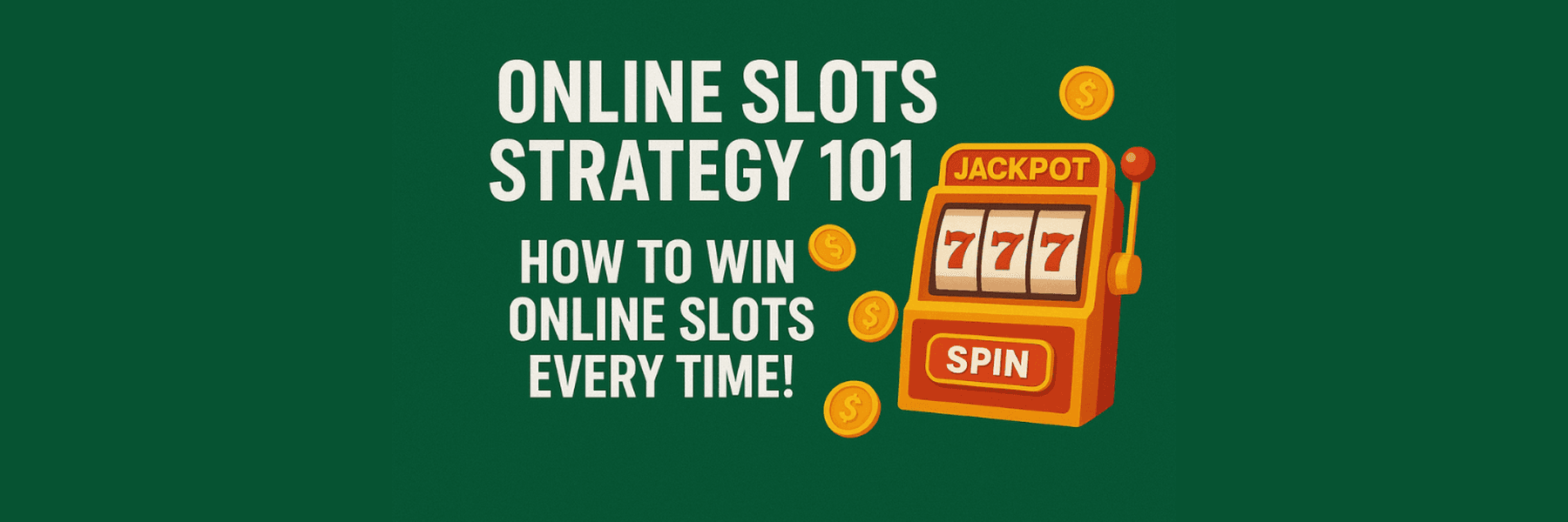 Online Slots Strategy 101: How to Win Online Slots Every Time!